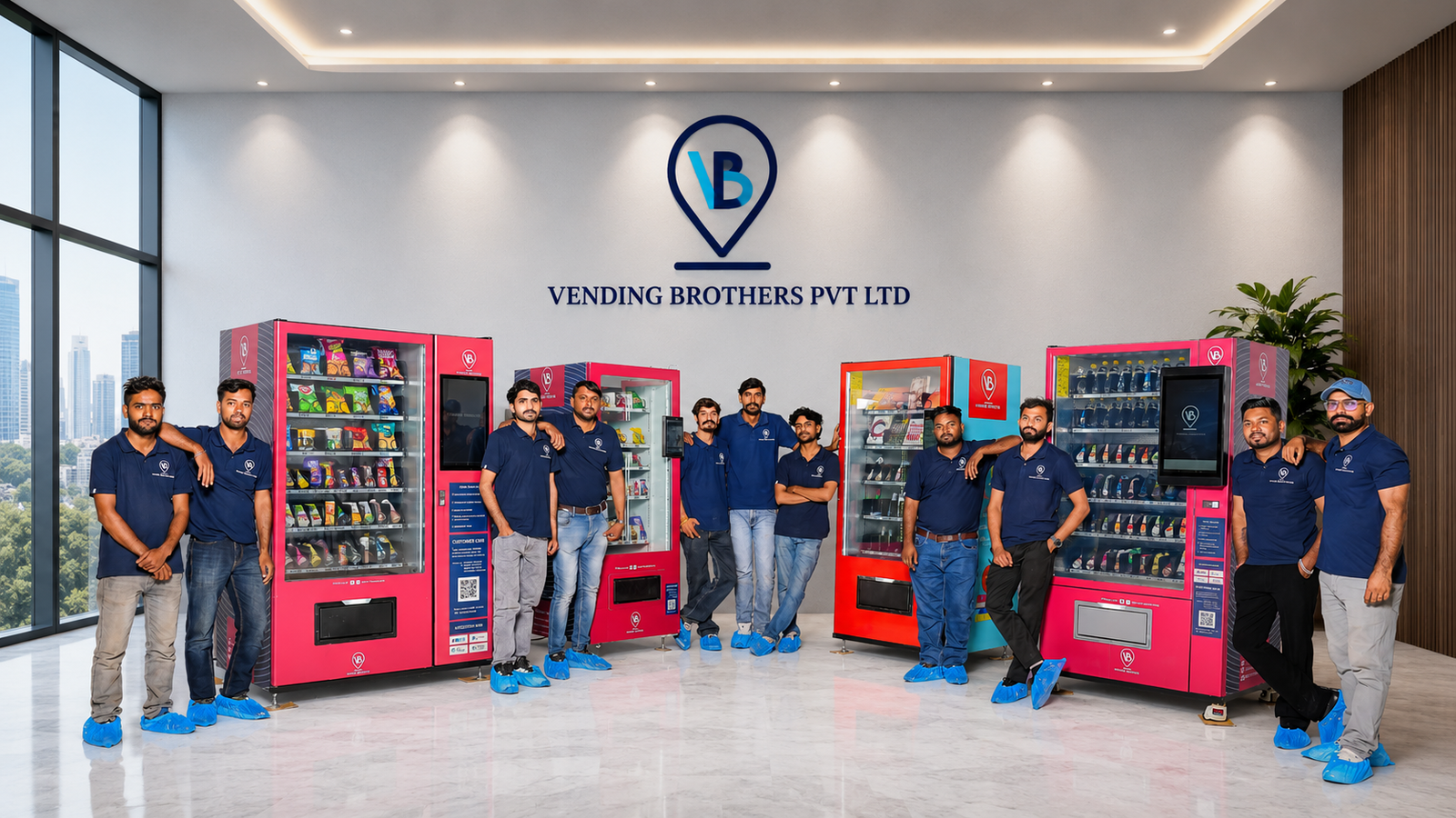 The Vending Brothers team at work